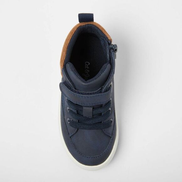 Cat & Jack - Toddler Aidan Sneaker Boots - Cat & Jack Navy Blue Navy Blue - Picture 3 of 4